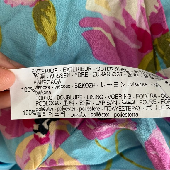 Zara Draped Ruched Floral Mini Dress - Picture 15 of 15